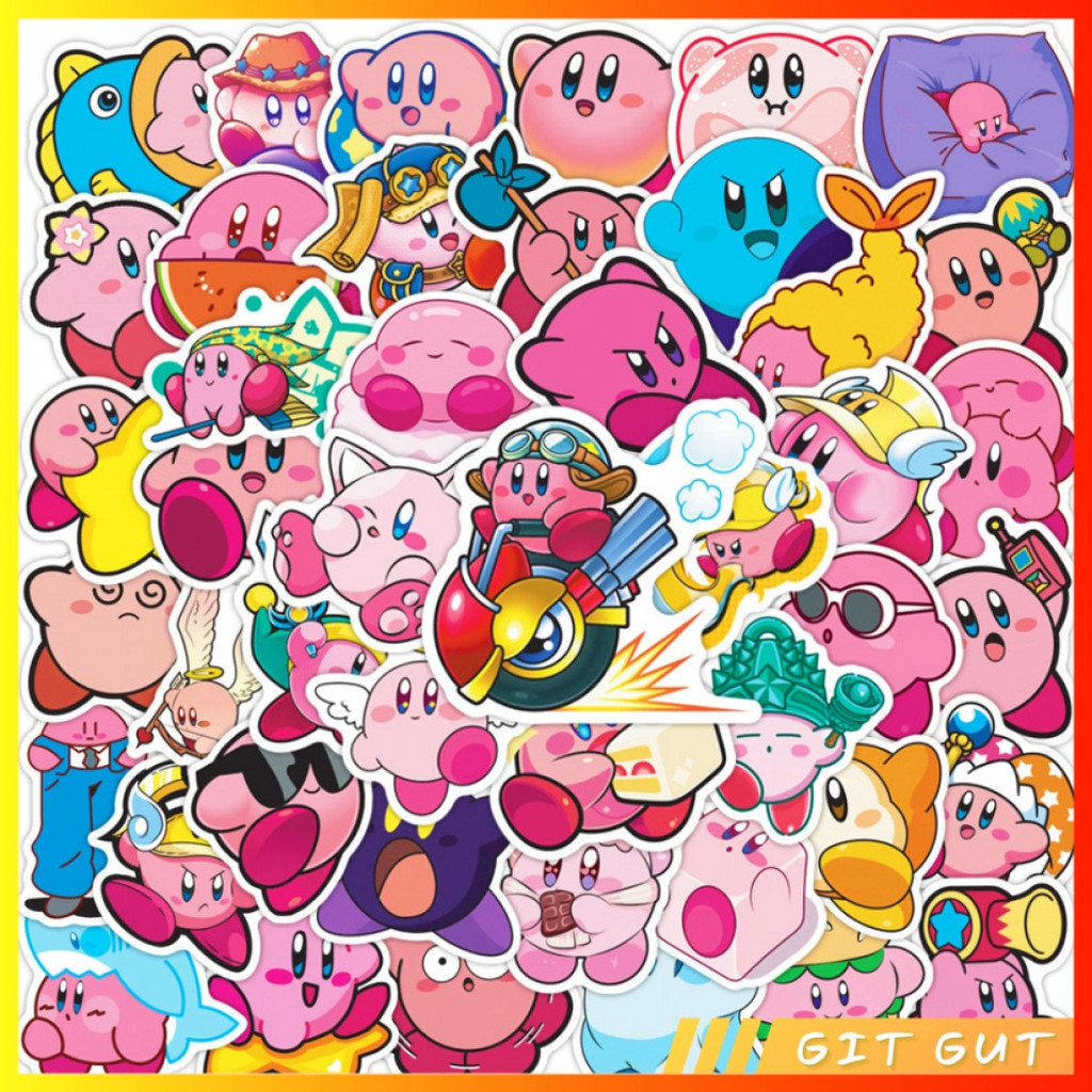 

Sticker Pack Stiker Vinyl 50 pcs Kirby Game