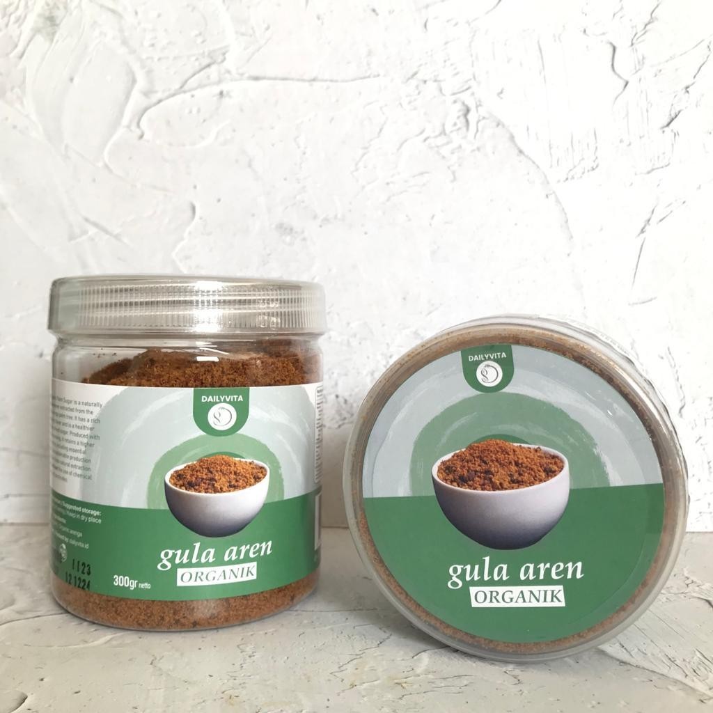 

Dailyvita - Gula Aren Organik 150gr/Gula Aren Organik 300gr Gula Aren Bubuk Organik