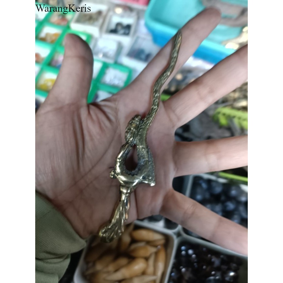 pusaka pedang nyai blorong luk  emasepuh majapahit temuan di candi jago bk Keris sengkelat majapahit