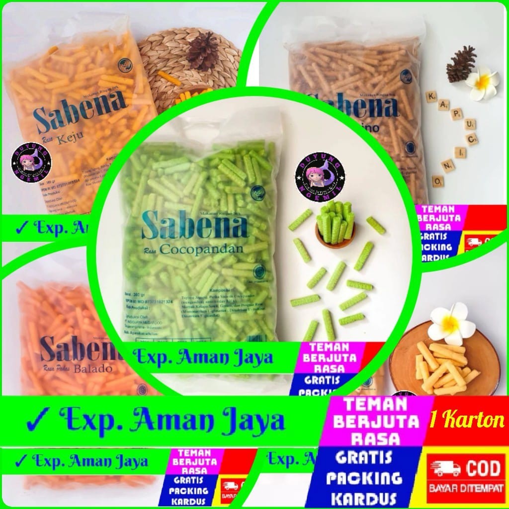 

Sabena Stik Semua Aneka Rasa 1 Karton / 1 Dus / Sabena Stik Mix All Varian Rasa - Duyung Ngemil