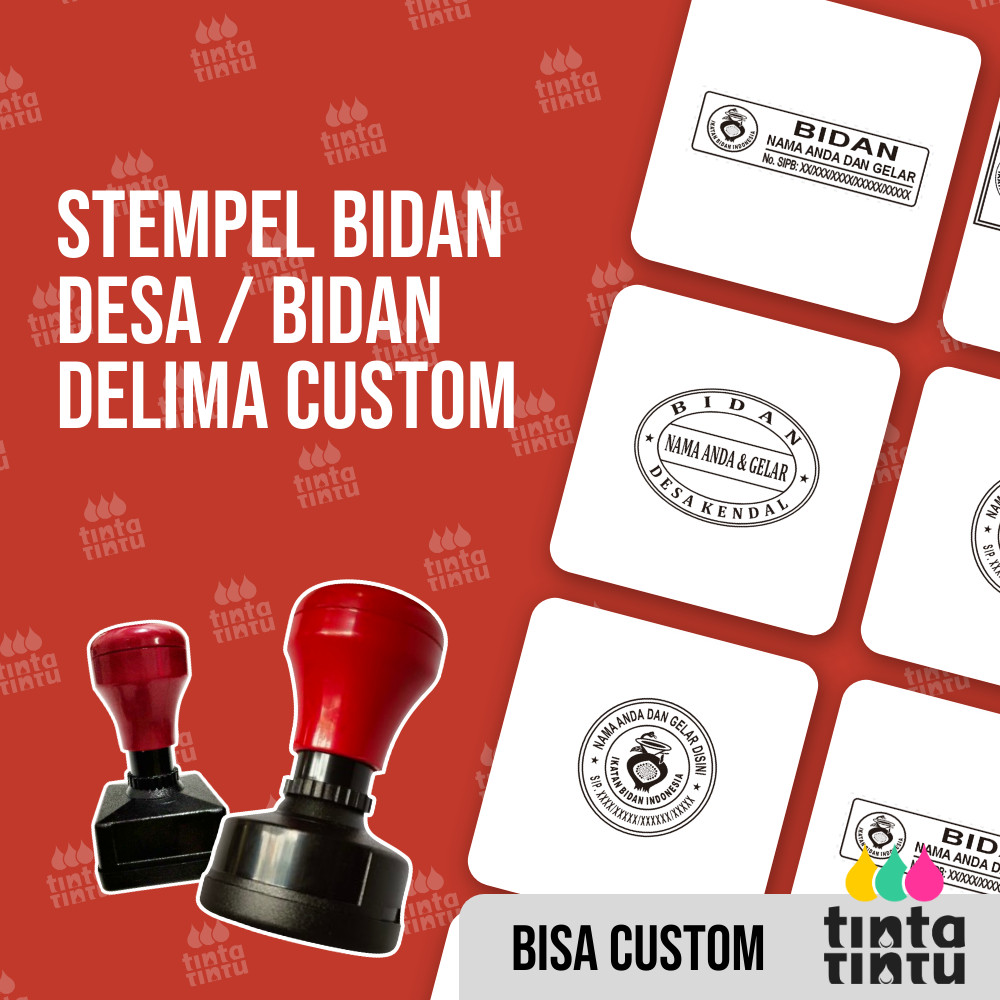 

Stempel Bidan Desa / Bidan Delima Custom