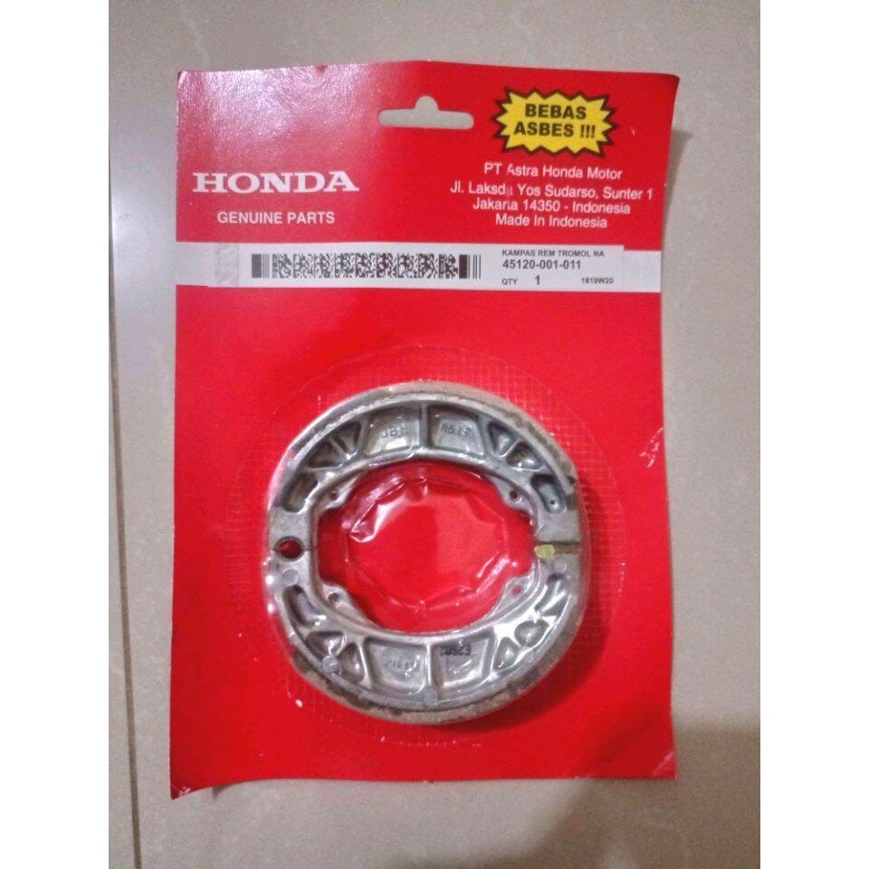 (COD) Kampas Rem Tromol Belakang Honda Kharisma , Supra X 125 Lama  , Grand KPH