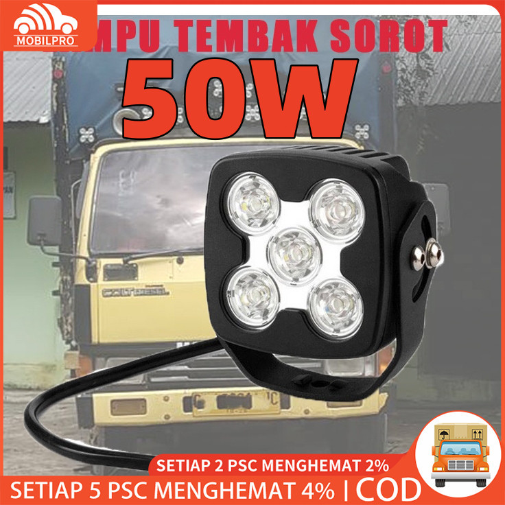 Lampu Sorot Mobil/lampu Tembak Mobil Super Terang/lampu Tembak Mobil 24 Volt/lampu Tembak Truk/5 Mat
