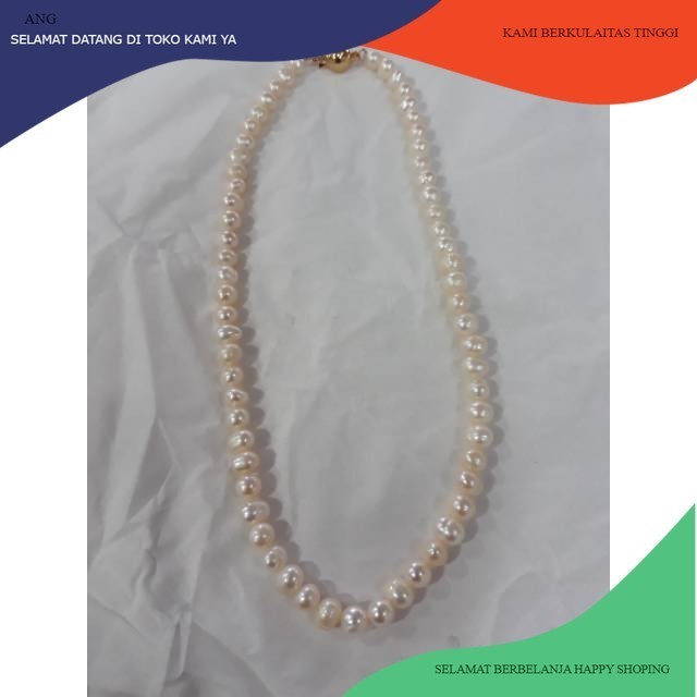 (ANG)Kalung mutiara  tawar untuk anak-anak
