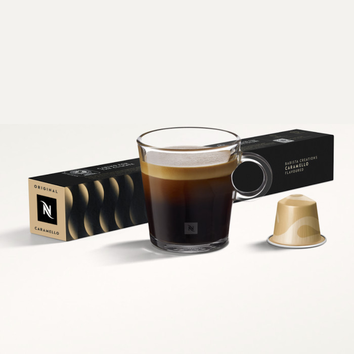 

Best Seller- Nespresso Barista Creations Caramello Flavoured Coffee Capsules