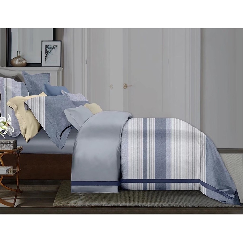 Idola Style Sprei Middley Grey Organic Bamboo 40S RGT-5677-1