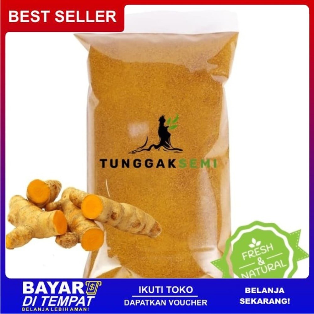 

OMH Terlaris Murah [ 250 gram ] kunyit bubuk / kunir bubuk murni