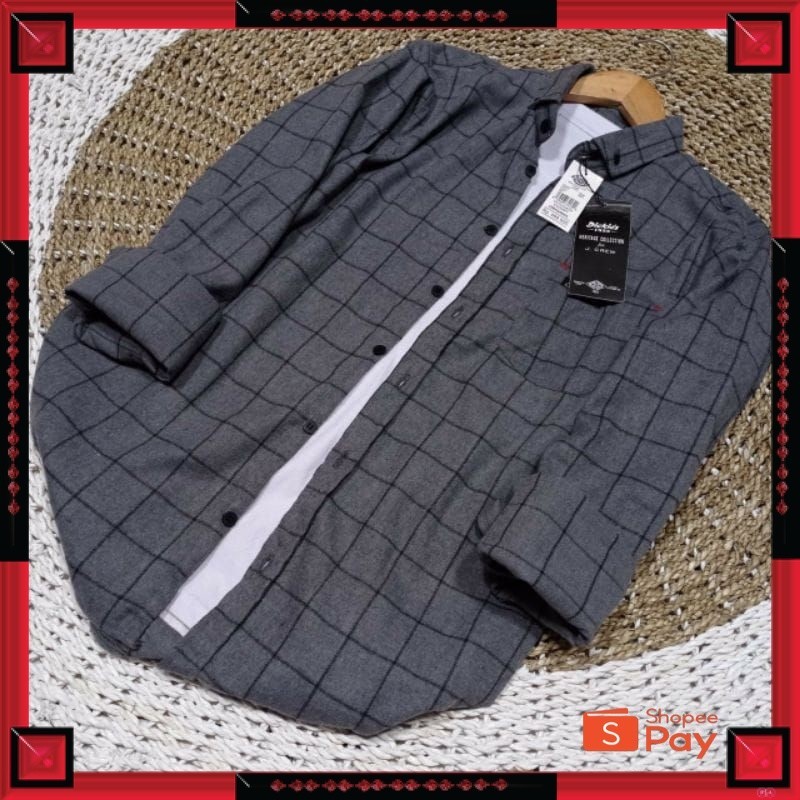 KAIN ADEM LEMBUT HALUS TEBAL / KEMEJA FLANEL PRIA LENGAN PANJANG DISTRO FLANEL MOTIF KOTAK KOTAK KEM