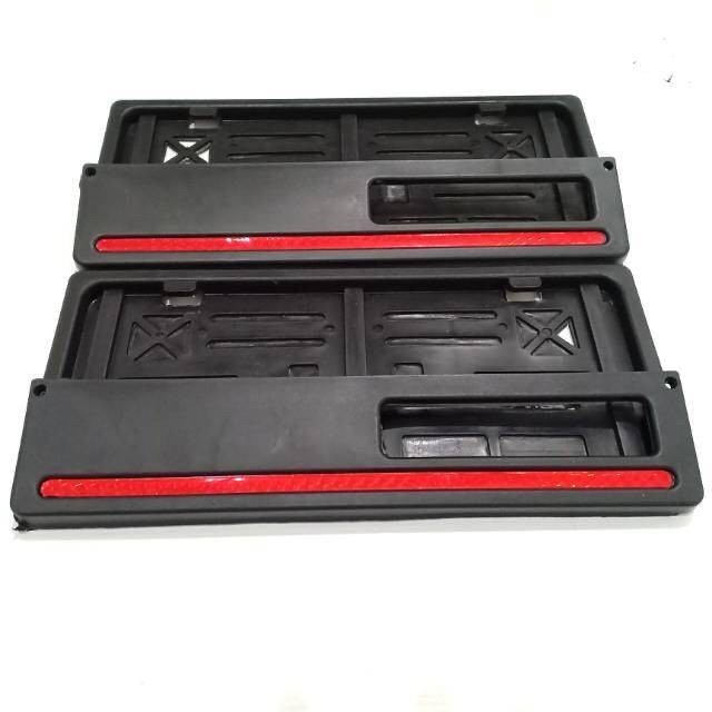 SEPASANG BINGKAI PLAT NOMOR MOTOR YTH LIS WARNA BINGKAI PLAT PLASTIK DUDUKAN PLAT NOMER TEMPAT DUDUK