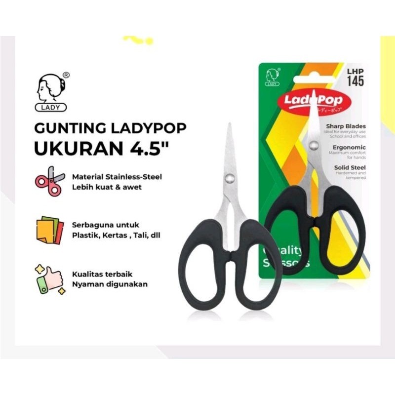 

Gunting Kecil/Scissors Lady Pop LHP-145 ( 1pcs )