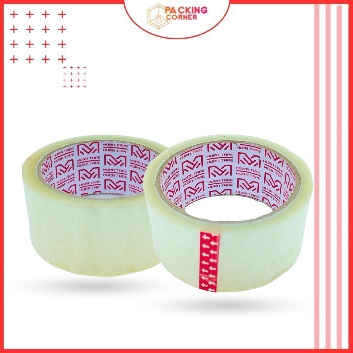 

Ready Lakban Solatip Isolasi Bening Tape 45micron Ukuran 45mm 72Yard