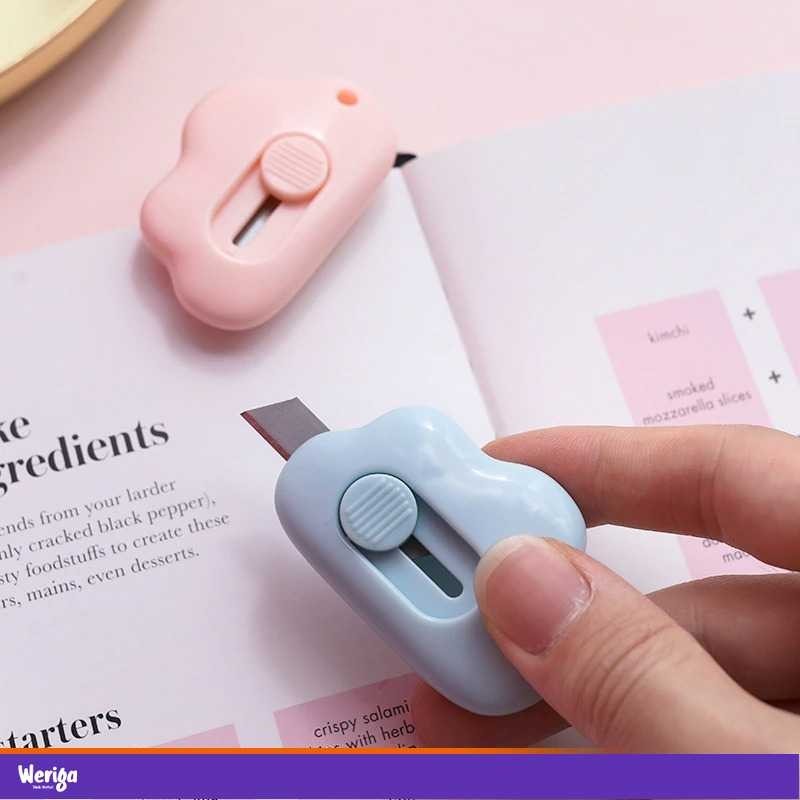 

Oule Pisau Cutter Mini Pemotong Kertas Desain Cloud - OL-6100