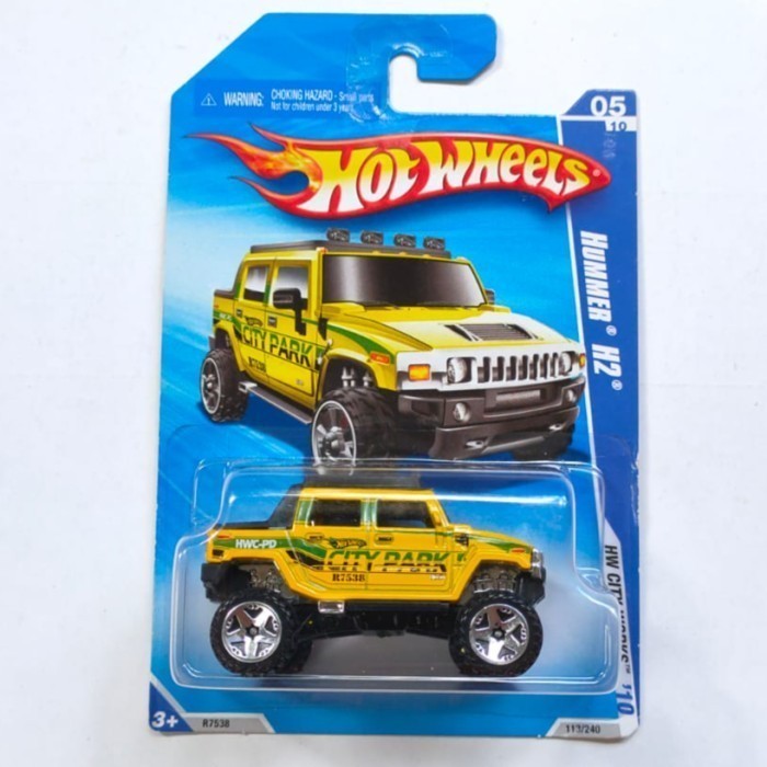 Hotwheels Hummer H2 kuning City Park 2010
