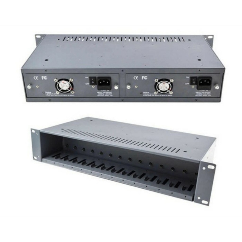 RACK MEDIA FIBER CONVERTER 14 SLOT / RAK HTB 14 SLOT