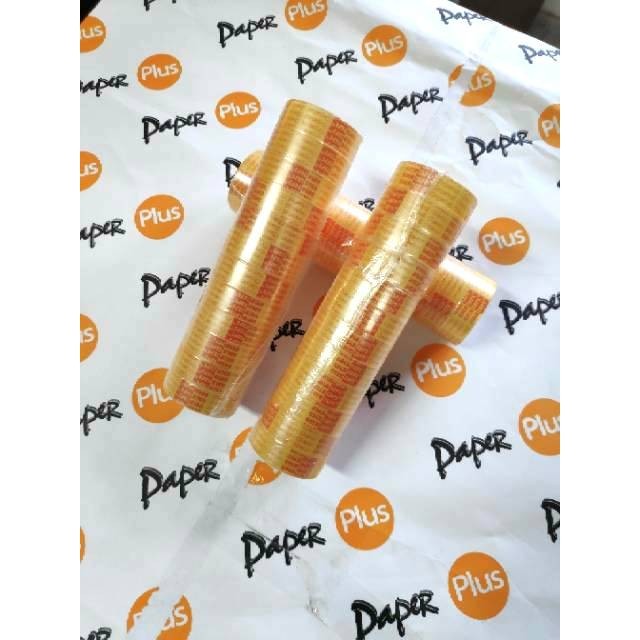 

Isolasi Bening Kecil 12 Mm 1 Gulung 12 Pcs / Selotip Bening Goldtape / Solasi Kado / Perekat Bening Kecil