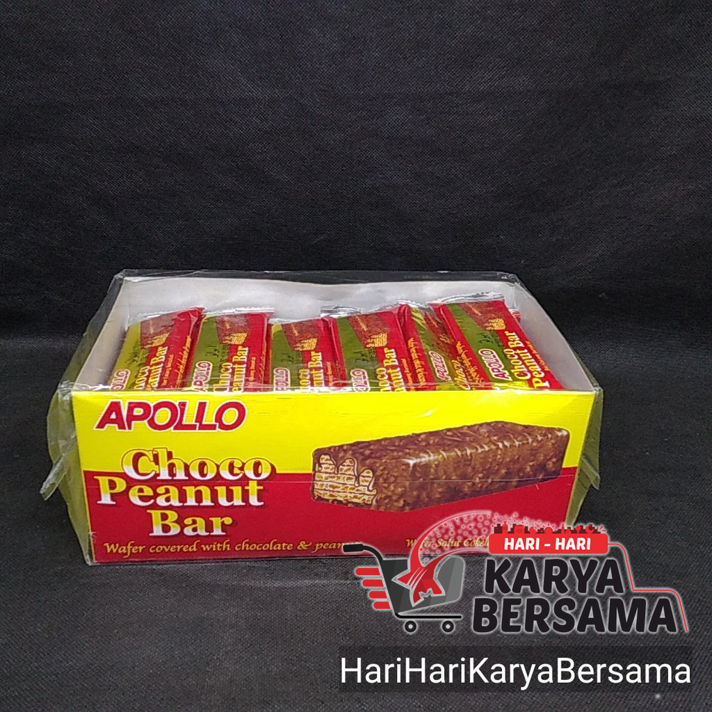 

APOLLO WAFER CHOCO PEANUT BAR 36'S X 17GR