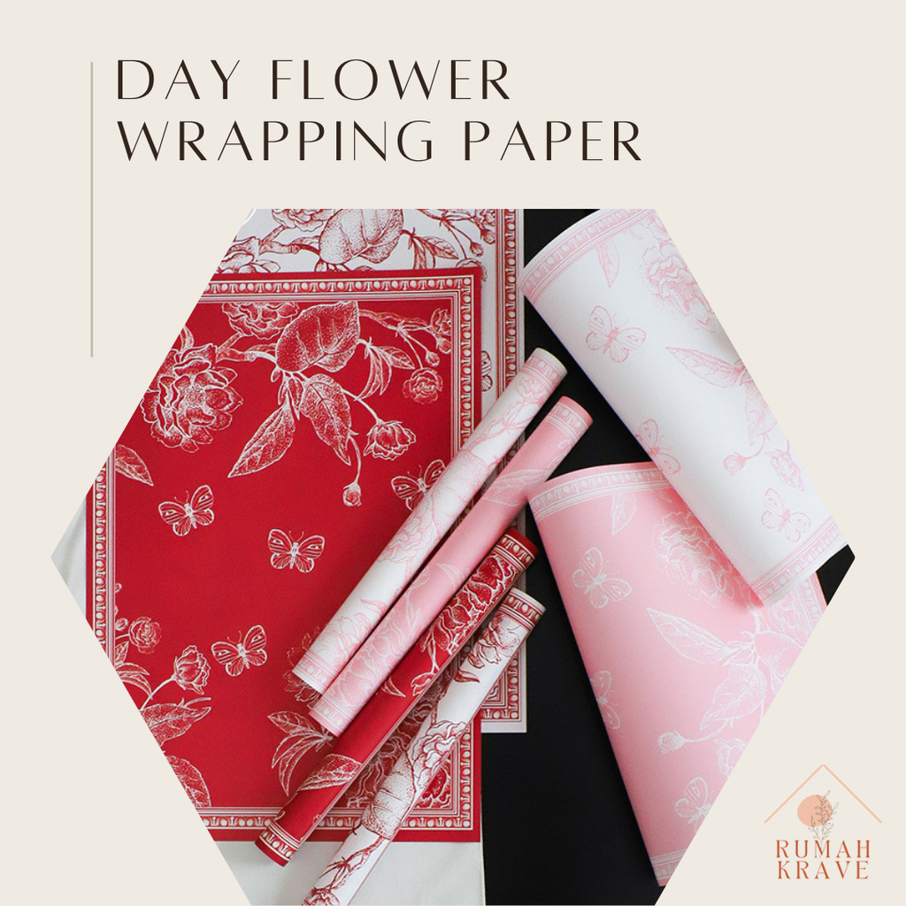 

RUMAH KRAVE - Day Flower Wrapping Paper Kertas Buket Kado Bunga