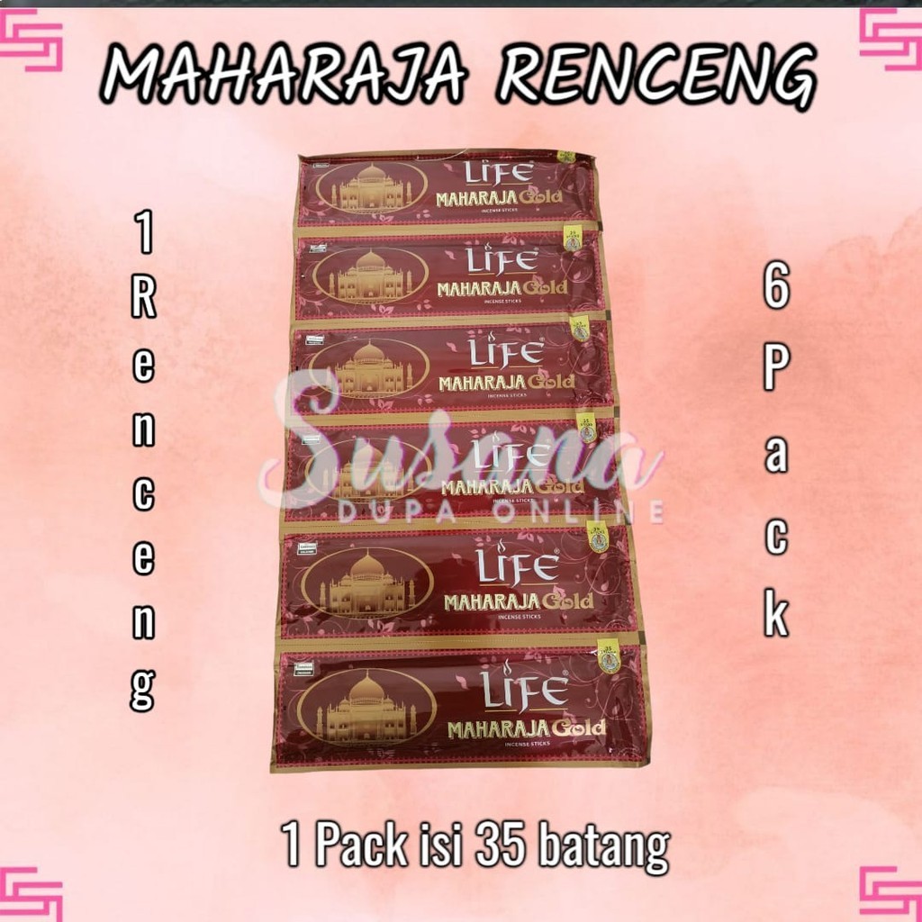 NABILREFF PER RENCENG DUPA RENCENG MAHARAJA LIFE MAHARAJA INDIA ISI 35 BATANG