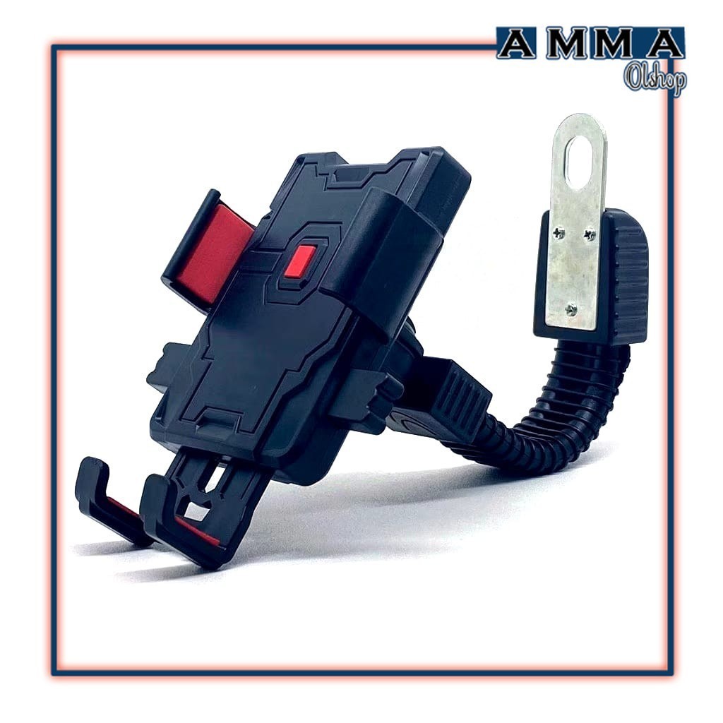 Stand HP di Motor Holder Model Robot Kuat Model Terbaru Lebih Aman dan Desain Keren Buat Motor