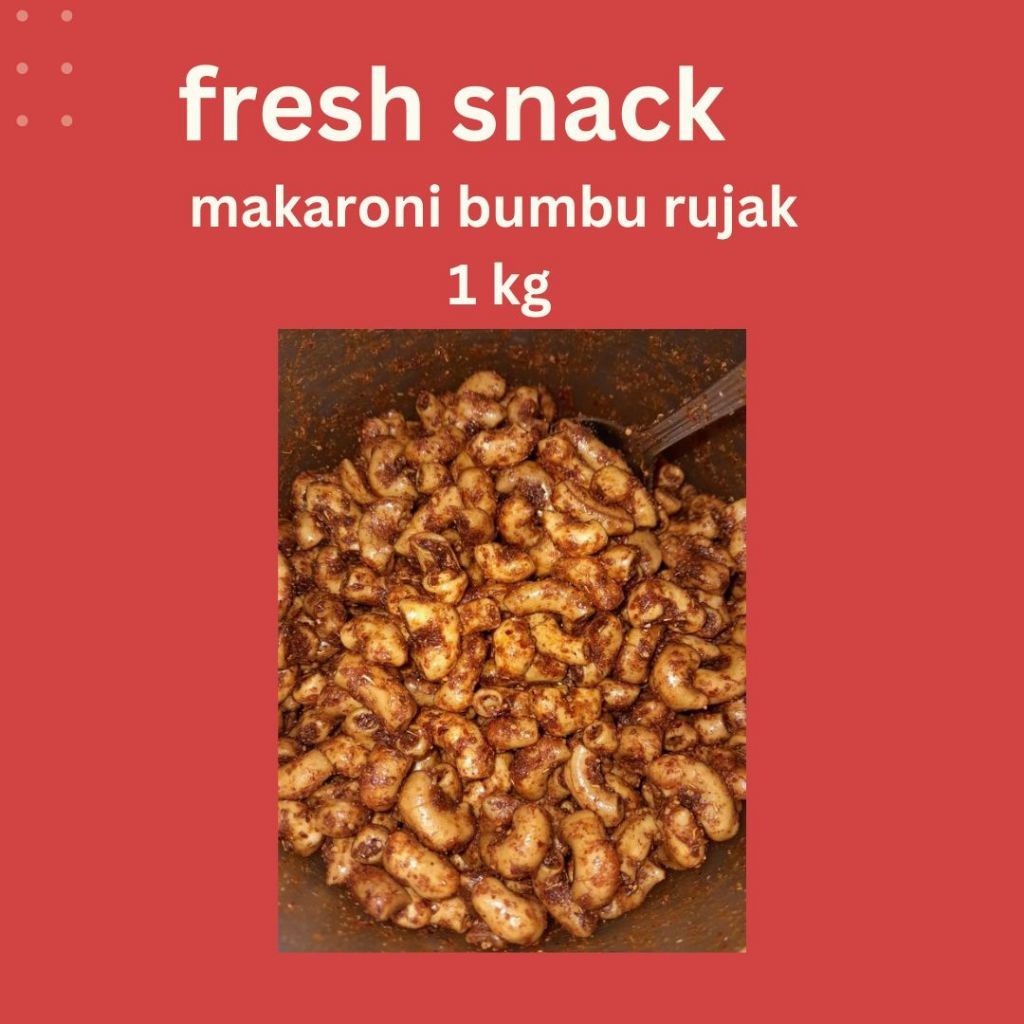 

(1kg) makaroni bumbu rujak | pedas manis kriukk!! //