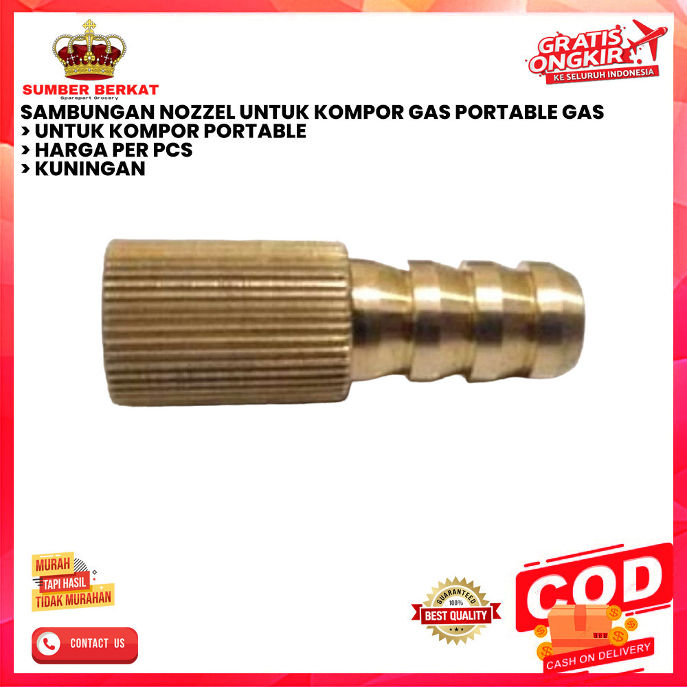SAMBUNGAN NOZZEL UNTUK KOMPOR GAS PORTABLE GAS [SB]