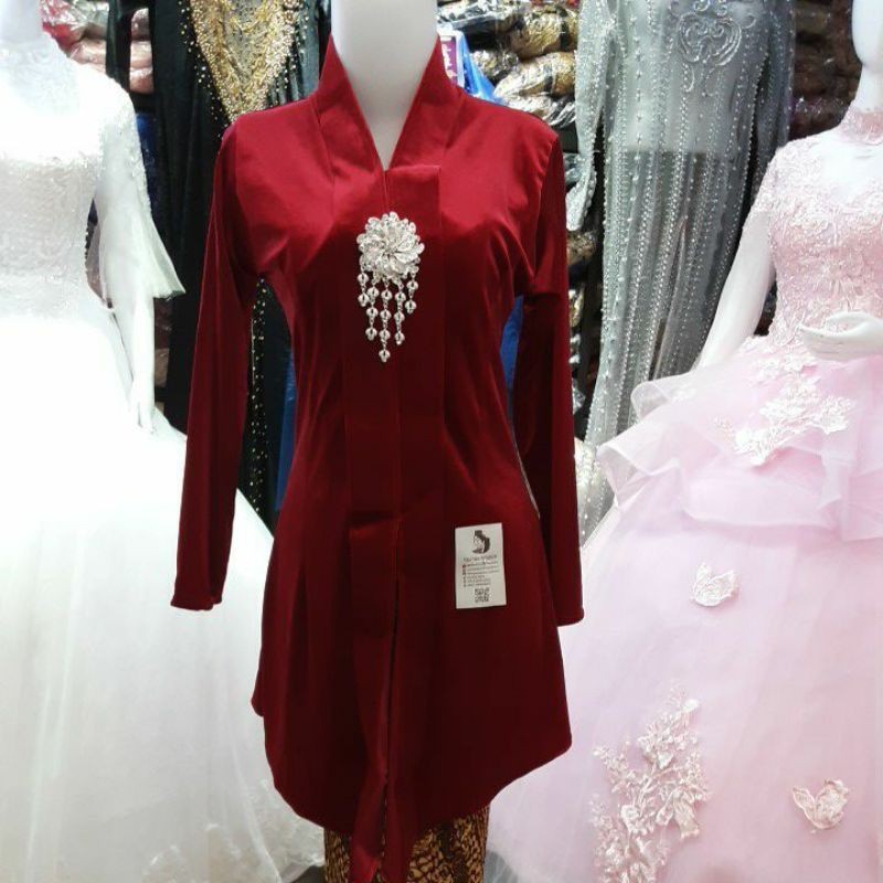 Atasan Kebaya Beludru Kartini Panjang