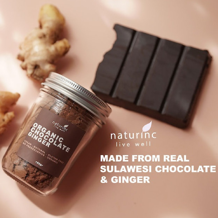 

[[ K23 - BEST SELLER ]] Naturinc, Organic Chocolate Ginger Cokelat Jahe Organik