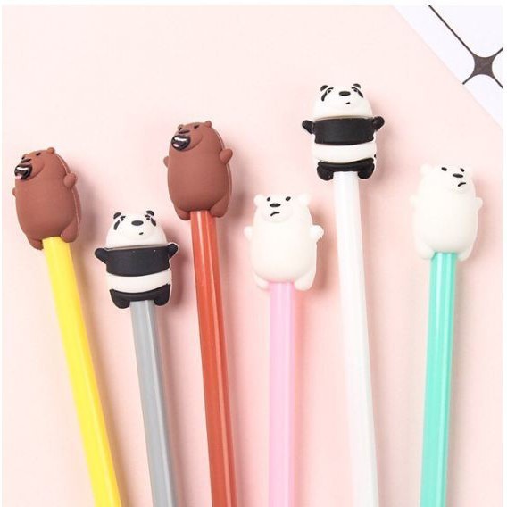 

SMM Pena Gel Karakter Bare Bear Pulpen Bears Pen Motif Karakter Beruang Lucu Stationary Alat Tulis Sekolah Kantor ATK