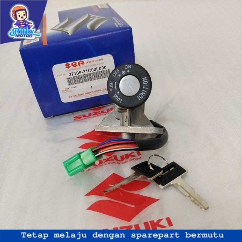 Kunci Kontak Key Set Suzuki Crystal  ORIGINAL