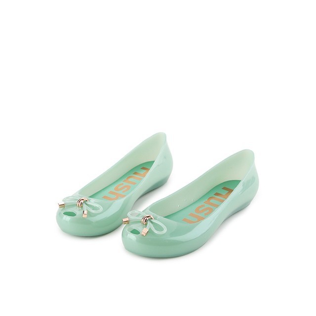 Hush Puppies Sepatu Flat Wanita Valerina Bow Mint - 37, Biru