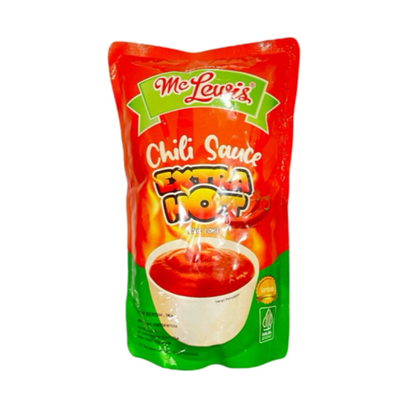 

Mc Lewis Chili Sauce Extra Hot Value 1kg - Saus Sambel Extra Hot Mc Lewis 1kg