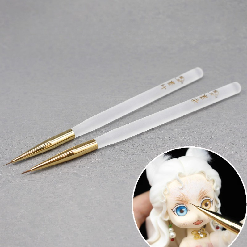

Polymer Clay Doll Face Makeup Pen DIY Handwork Made Ultra Light Clay Animation Cartoon Character Face Outline Hook Line Pen