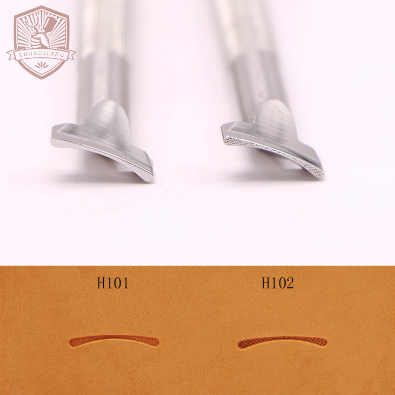 

Leather Work Stamping Tool Cutoff Pattern H101 H102 Stamps Leather Carving Stamping Stamps Tool Zhongjiang