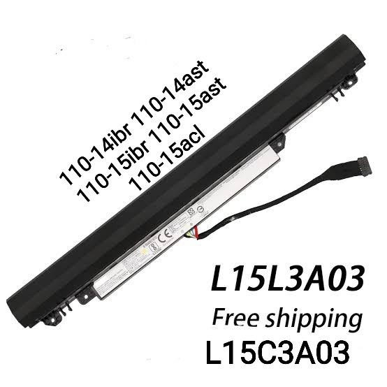 Baterai LENOVO Ideapad 110-14ibr 110-15ibr L15C3A03 LENOVO Ideapad 110-14IBR 110-14AST 110-15IBR 110