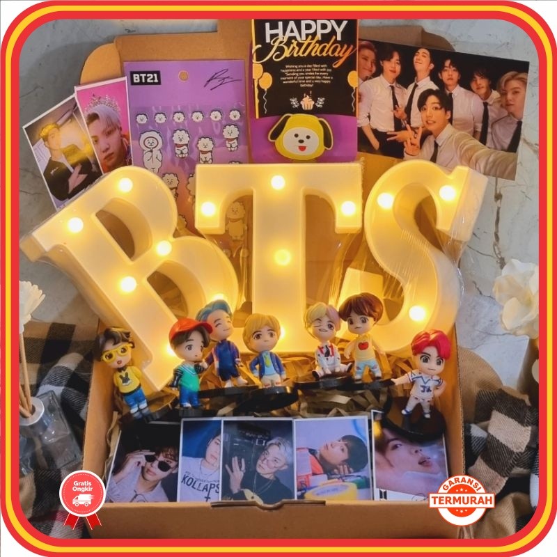 Hampers Murah Anniversary Wedding Keren Unik Lucu / Hampers Lampu BTS / Fankit BTS Army