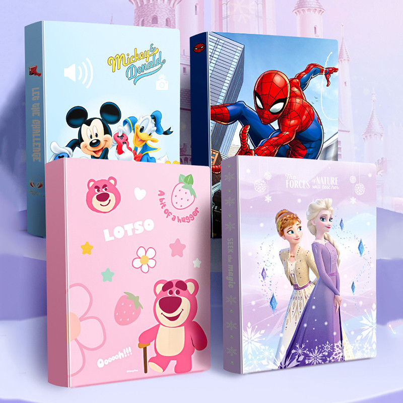 

Disney A4 Data Book Mickey Lotso Spiderman Student Exam Paper Insert Page File Folder Multifunctional Classified Storage Book