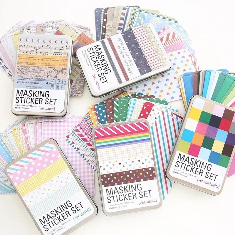 

Korean Kawaii Scrapbooking Sticker Decorative Sticker Diary Notebook Planner DIY Accessories Cute Gift Stationery 27 Sheets