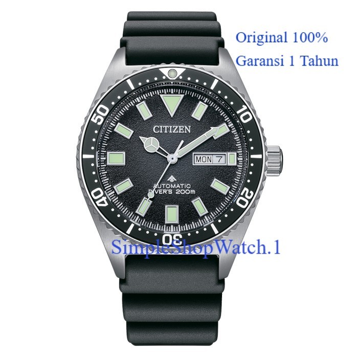 Original 100% Citizen Promaster Dive Mens Watches CTZ NY0120-01E Garansi Resmi 1 Tahun