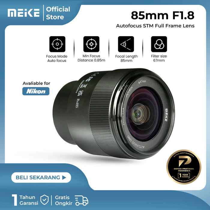 Meike AF 85mm F1.8 Full Frame Lens for Nikon Z Mount