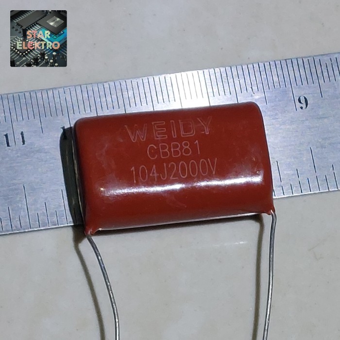 DnG27 CBB81 104J 2000V 104J2000V 104 Piko Farad 100NF 0.1UF 2000 Volt 2KV 104K Milar Kapasitor Mylar