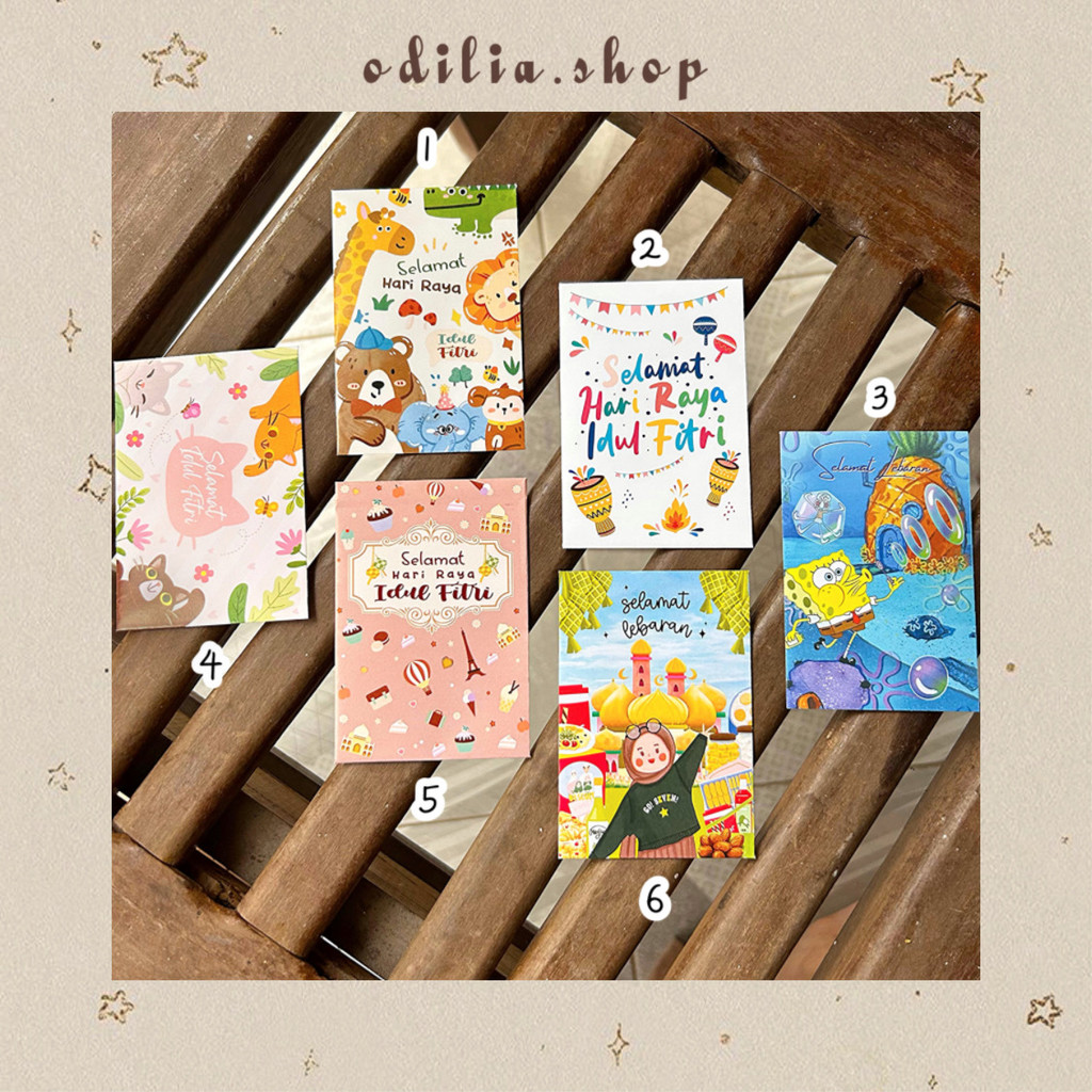 

Amplop Lebaran 2025 isi 10 pcs Ukuran Mini Karakter Idul Fitri Kartun Aesthetic Hari Raya Eid Mubarak Ramadhan Uang Thr Anak Muslim Atk Banjar Bjb Banjarbaru Odilia.Shop