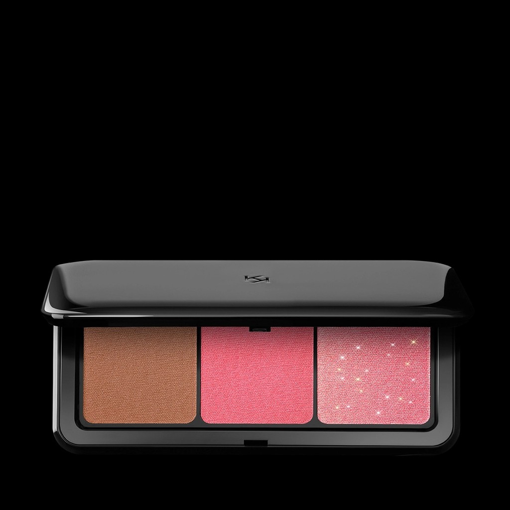 KIKO MILANO MULTI FINISH TRIO blush & bronzer face palette