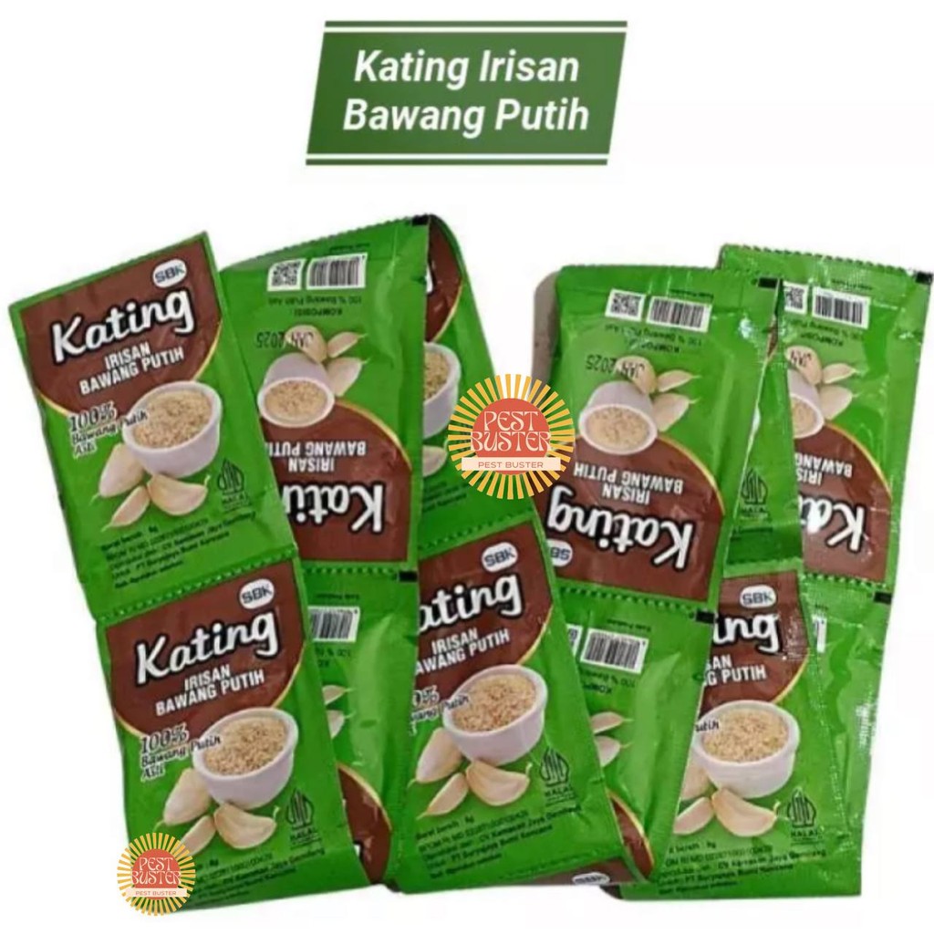

Kating Irisan Bawang Putih 6gr x 12 Sachet Halal BPOM Original