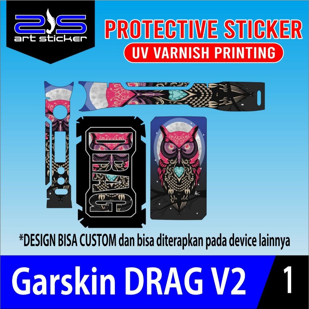 

PROMO STIKERDR4G V2 OWL UV VARNSIH PRINTING