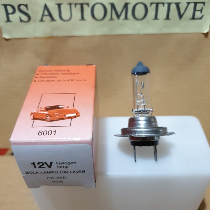 BOHLAM H7 12V 55W HALOGEN STANLEESTAR 6001 PART BARU