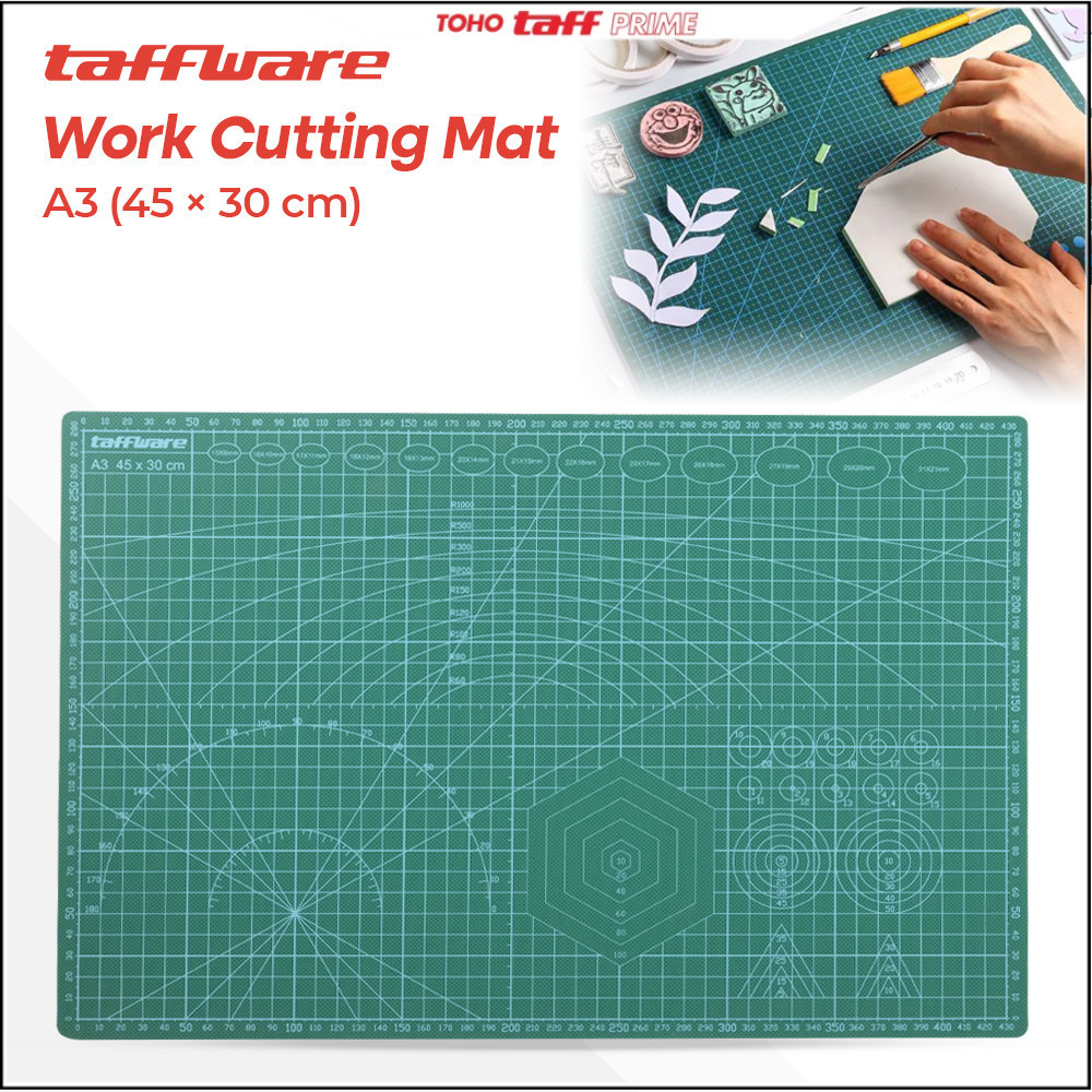 

Taffware Alas Potong Work Cutting Mat Pad A3 45x30cm