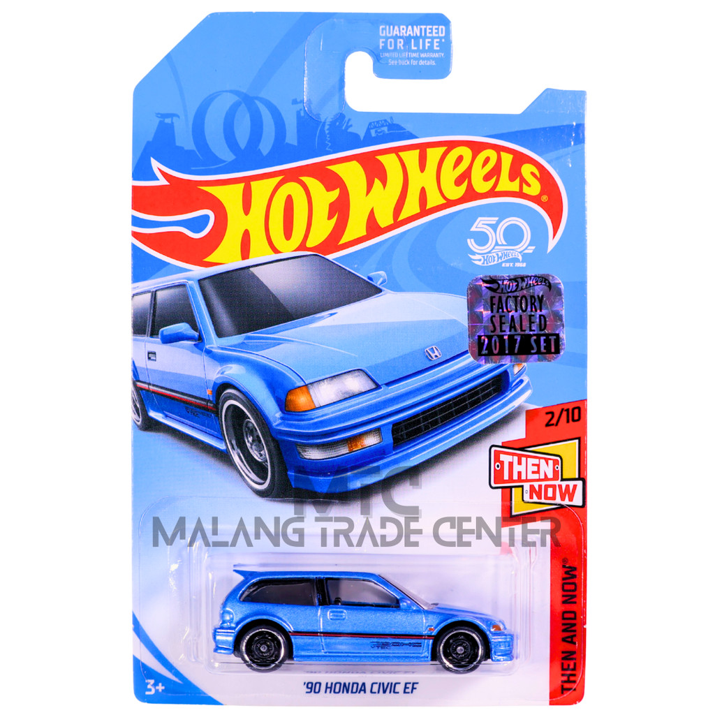 Hot Wheels 90 Honda Civic EF Biru Kmart FS 2017 Blister Jelek / Bad Card / Anggap Loose