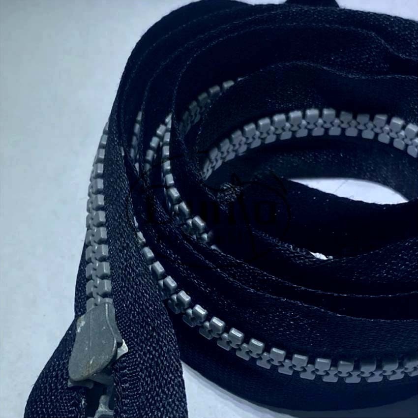 RESLETING ZIPPER SLETING JAKET SILVER NO 5 PANJANG 100 CM