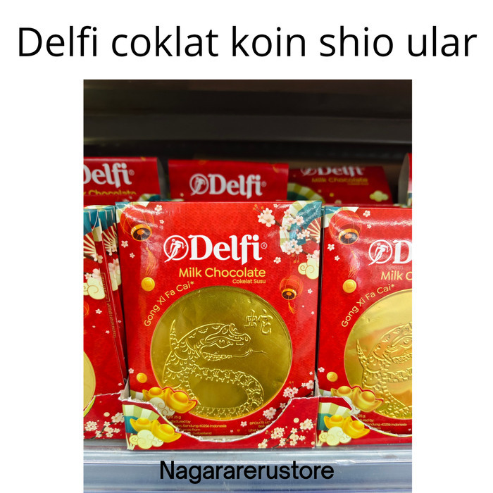 

Delfi milk chocolate coin edisi Imlek 10 x 25 gr