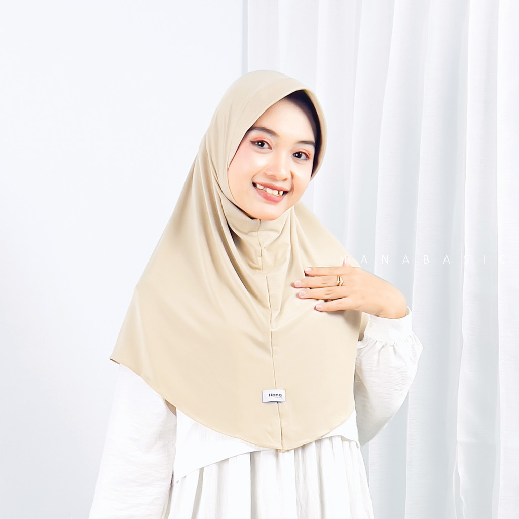 Jilbab Bergo Hamidah Sport Kerudung Instan Menutup Dada Hijab Sporty Ukuran L